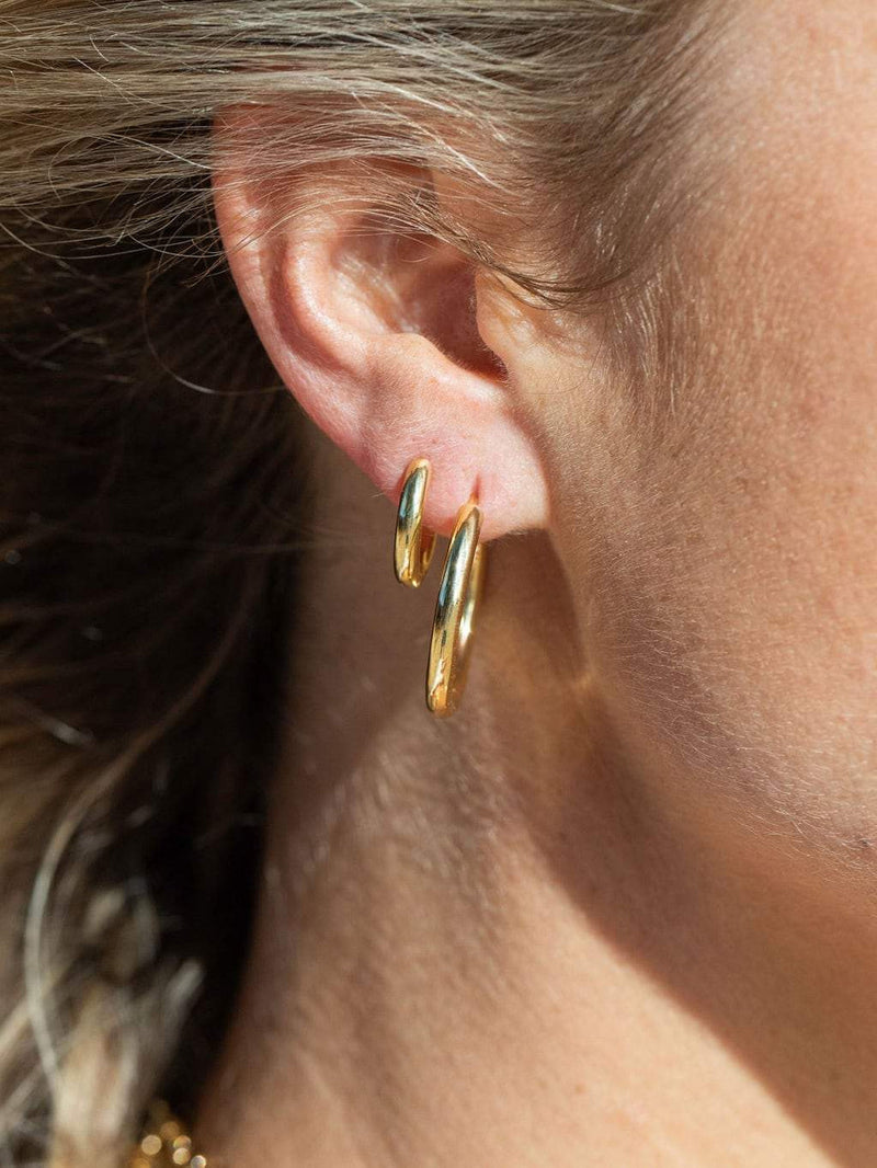 Thick Hoop Earrings – Brandy Melville